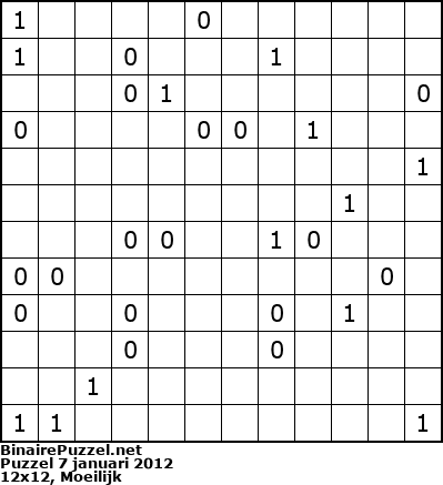 Binaire Puzzel