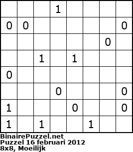 Binaire Puzzel