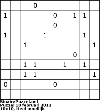 Binaire Puzzel
