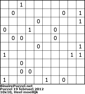 Binaire Puzzel