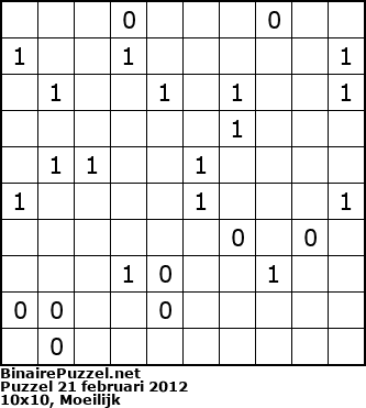 Binaire Puzzel