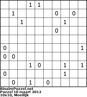 Binaire Puzzel