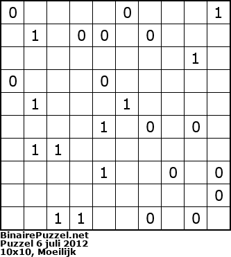 Binaire Puzzel