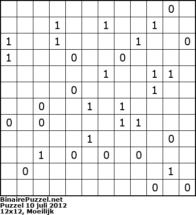 Binaire Puzzel