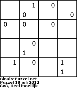Binaire Puzzel