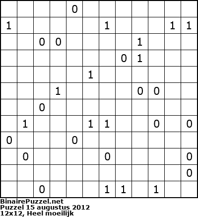 Binaire Puzzel