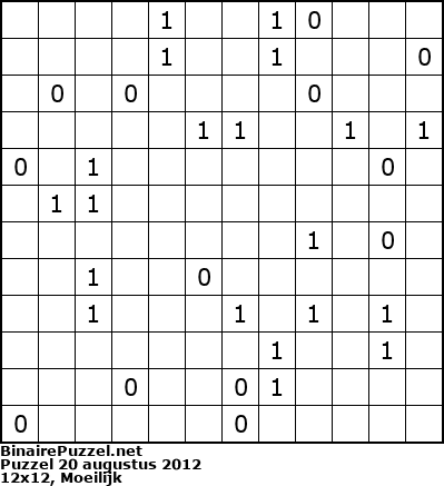 Binaire Puzzel