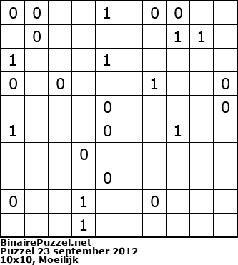Binaire Puzzel