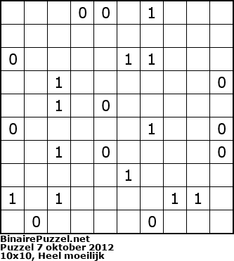 Binaire Puzzel