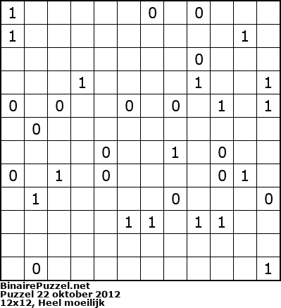 Binaire Puzzel