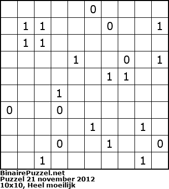 Binaire Puzzel