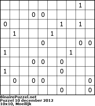 Binaire Puzzel