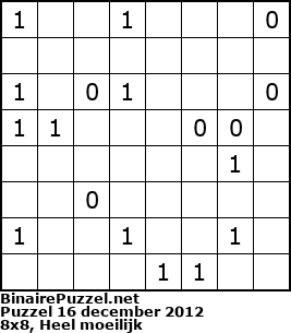 Binaire Puzzel