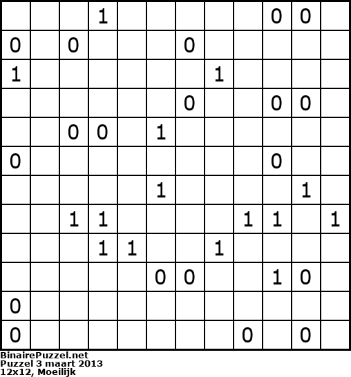 Binaire Puzzel