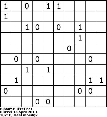 Binaire Puzzel