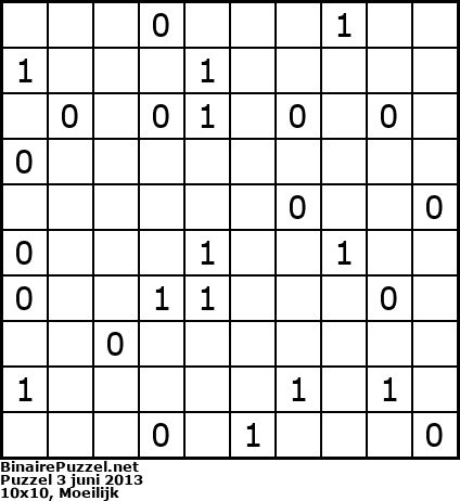 Binaire Puzzel