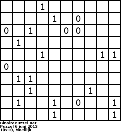 Binaire Puzzel