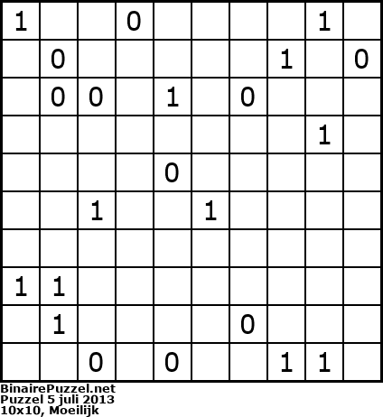 Binaire Puzzel
