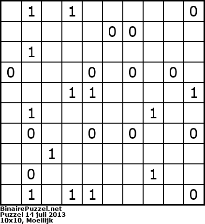 Binaire Puzzel