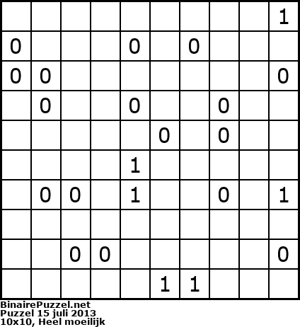 Binaire Puzzel