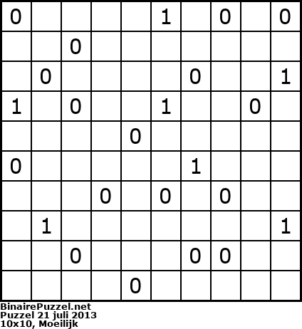 Binaire Puzzel