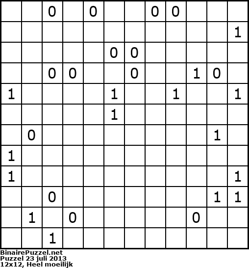 Binaire Puzzel