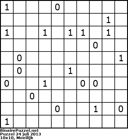 Binaire Puzzel