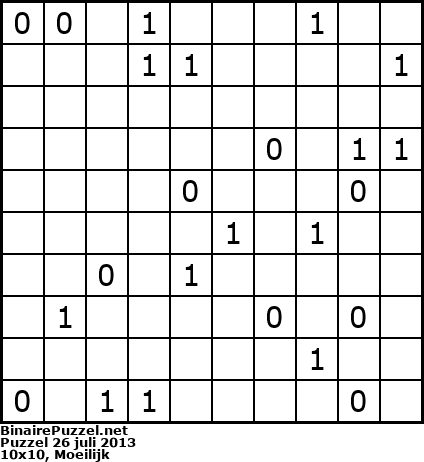 Binaire Puzzel