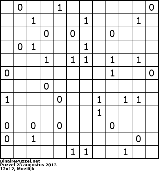 Binaire Puzzel