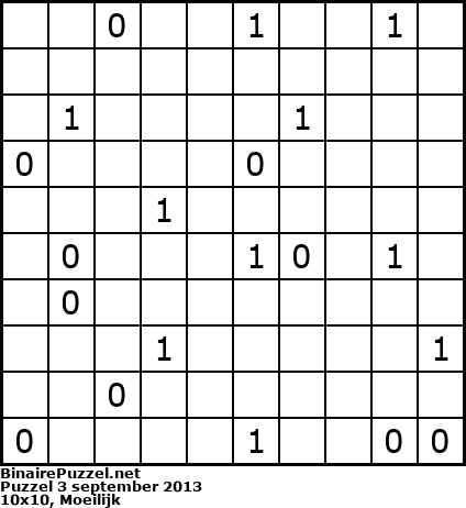 Binaire Puzzel