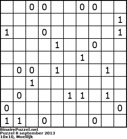Binaire Puzzel