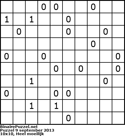 Binaire Puzzel