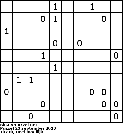 Binaire Puzzel
