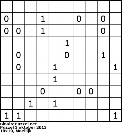 Binaire Puzzel