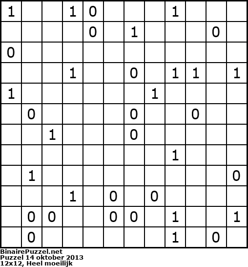 Binaire Puzzel