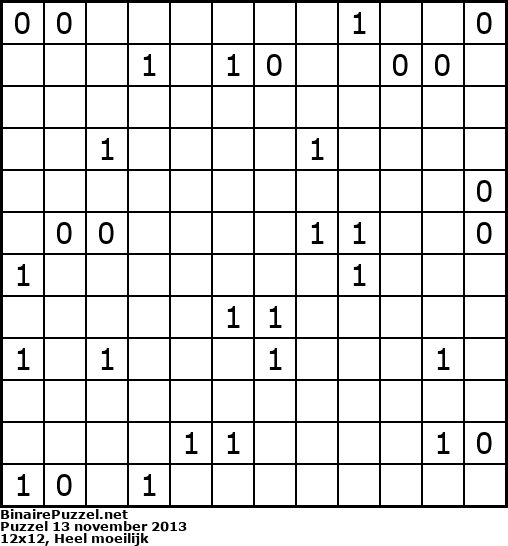 Binaire Puzzel