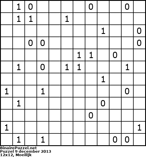 Binaire Puzzel