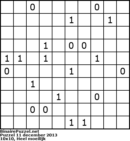 Binaire Puzzel