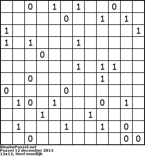 Binaire Puzzel