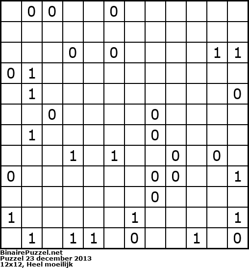 Binaire Puzzel