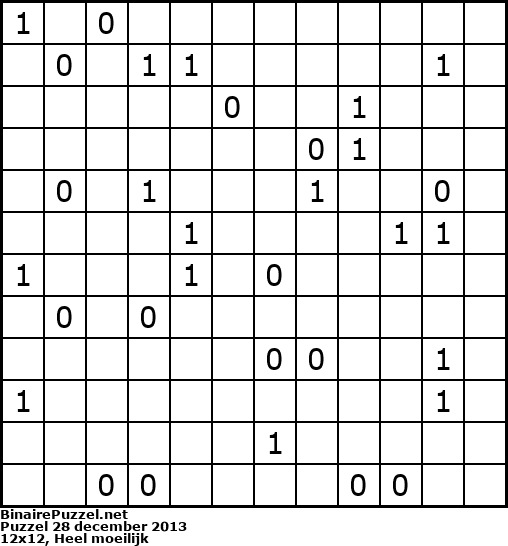 Binaire Puzzel