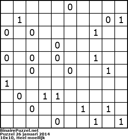 Binaire Puzzel