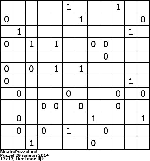 Binaire Puzzel