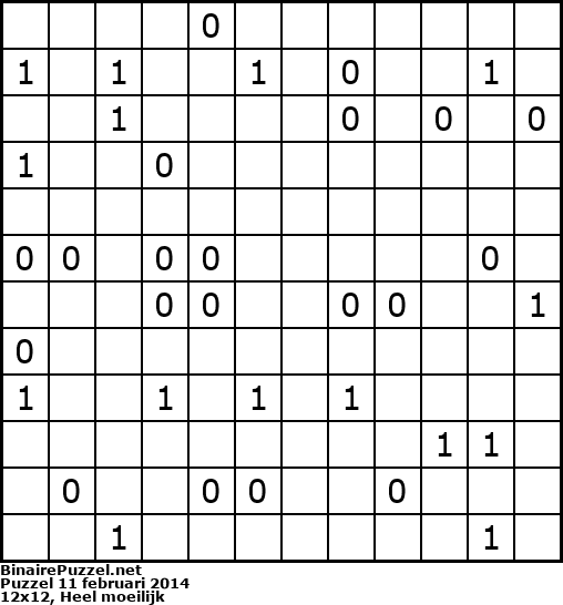 Binaire Puzzel