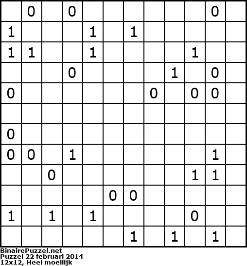 Binaire Puzzel