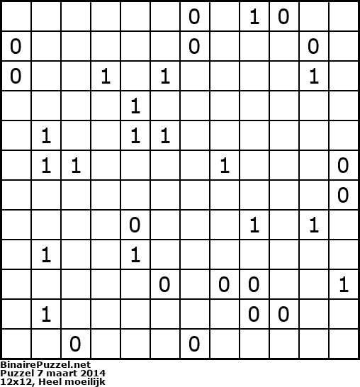 Binaire Puzzel