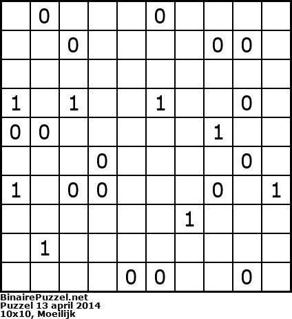 Binaire Puzzel