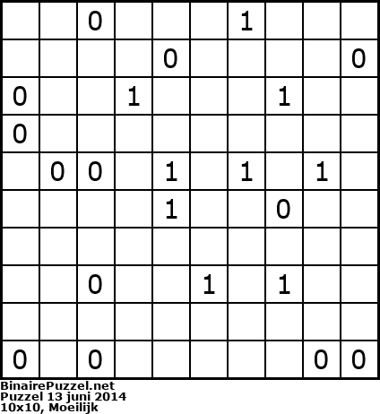 Binaire Puzzel