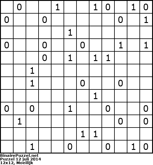 Binaire Puzzel
