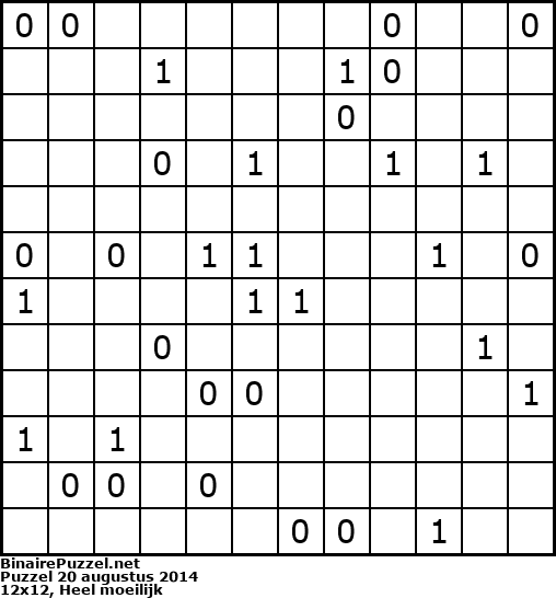 Binaire Puzzel